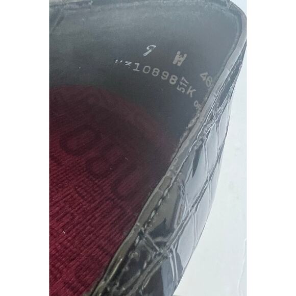 Munro Billee Blue/Black Leather/Stretch Fabric Closed Toe Classic Pump Shoes 9W - Picture 10 of 12